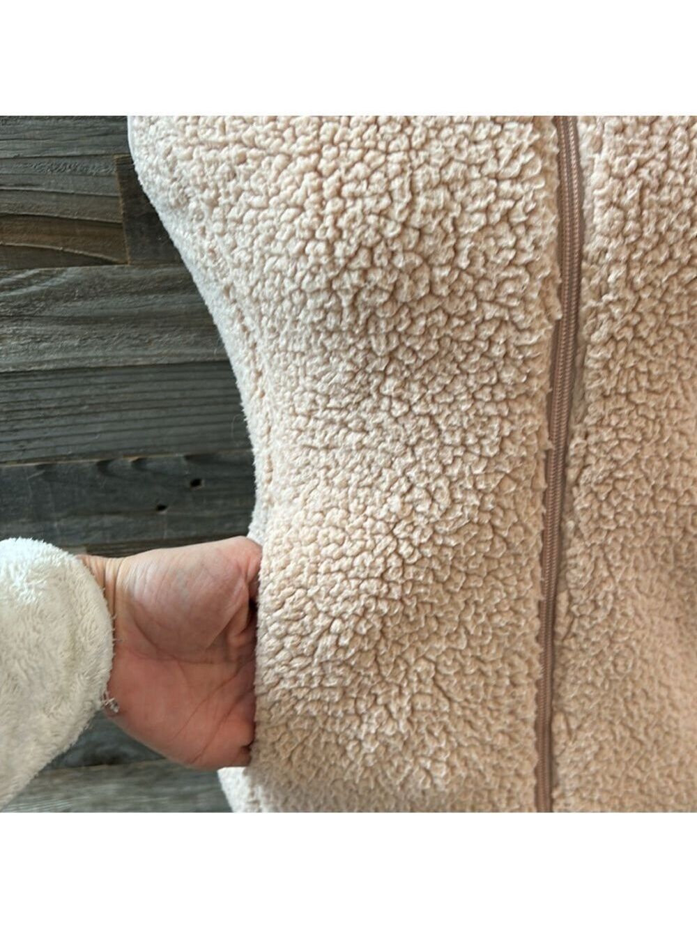 Calia Light Pink Fleece Full Zip Vest Size XS - Picture 3 of 7